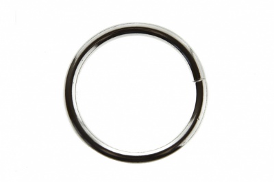 Кольцо металлическое d-32 мм, цв.-никель - купить в Комсомольске-на-Амуре. Цена: 3.54 руб.