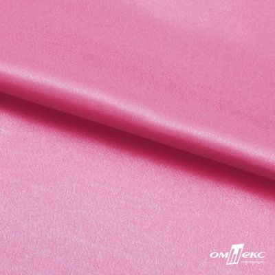 Поли креп-сатин 15-2215, 125 (+/-5) гр/м2, шир.150см, цвет розовый - купить в Комсомольске-на-Амуре. Цена 155.57 руб.