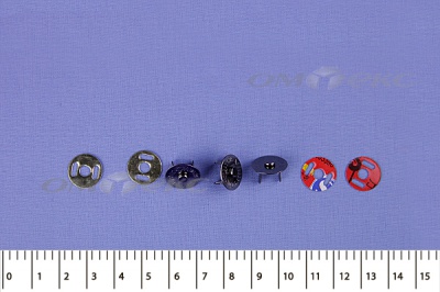 Кнопки магнитные МКМ-02, диам. 18 мм, чёрный никель - купить в Комсомольске-на-Амуре. Цена: 14.49 руб.