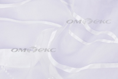 Органза деворэ 686 "Кристина" С1 (белый), 280 см - купить в Комсомольске-на-Амуре. Цена 571.15 руб.