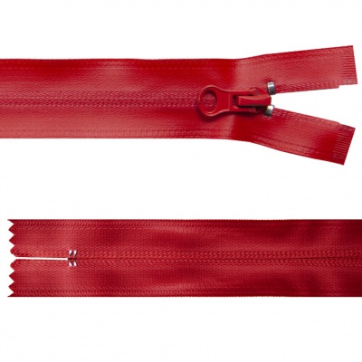 Молния водонепроницаемая PVC Т-7, 20 см, неразъемная, цвет (820)-красный - купить в Комсомольске-на-Амуре. Цена: 21.56 руб.