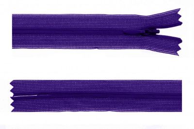 Молния потайная Т3 866, 50 см, капрон, цвет фиолетовый - купить в Комсомольске-на-Амуре. Цена: 8.62 руб.