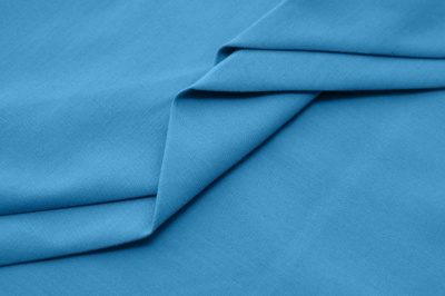Ткань сорочечная стрейч 18-4535, 115 гр/м2, шир.150см, цвет бирюза - купить в Комсомольске-на-Амуре. Цена 285.04 руб.