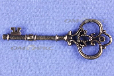 Декоративный элемент для творчества из металла "Ключ"8,5 см  - купить в Комсомольске-на-Амуре. Цена: 26.93 руб.