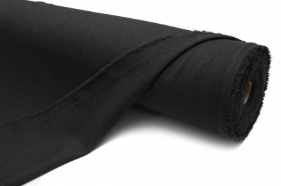 Ткань костюмная 21699 1144/1178, 236 гр/м2, шир.150см, цвет чёрный - купить в Комсомольске-на-Амуре. Цена 455.40 руб.