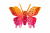 Бабочка декоративная пластиковая #10 - купить в Комсомольске-на-Амуре. Цена: 7.09 руб.