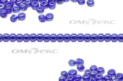 Бисер (TL) 11/0 ( упак.100 гр) цв.108 - синий - купить в Комсомольске-на-Амуре. Цена: 44.80 руб.