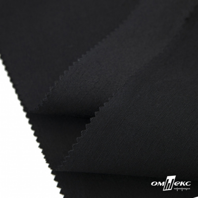Ткань смесовая для спецодежды "Униформ", 200 гр/м2, шир.150 см, цвет чёрный - купить в Комсомольске-на-Амуре. Цена 162.46 руб.