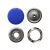 Кнопка рубашечная (закрытая) 9,5мм - эмаль, цв.168 - голубой - купить в Комсомольске-на-Амуре. Цена: 4.77 руб.