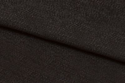 Ткань джинсовая №96, 160 гр/м2, шир.148см, цвет чёрный - купить в Комсомольске-на-Амуре. Цена 350.42 руб.