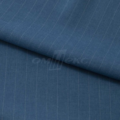 Костюмная ткань "Жаклин", 188 гр/м2, шир. 150 см, цвет серо-голубой - купить в Комсомольске-на-Амуре. Цена 426.49 руб.