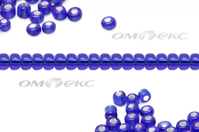 Бисер (SL) 11/0 ( упак.100 гр) цв.28 - синий - купить в Комсомольске-на-Амуре. Цена: 53.34 руб.