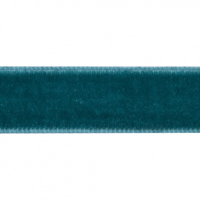 Лента бархатная нейлон, шир.12 мм, (упак. 45,7м), цв.65-изумруд - купить в Комсомольске-на-Амуре. Цена: 392 руб.