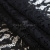 Кружевное полотно #2307, 145 гр/м2, шир.150см, цвет чёрный - купить в Комсомольске-на-Амуре. Цена 449.07 руб.