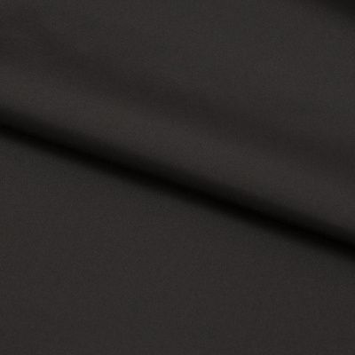 Курточная ткань Дюэл Middle (дюспо), WR PU Milky, Black/Чёрный 80г/м2, шир. 150 см - купить в Комсомольске-на-Амуре. Цена 123.45 руб.