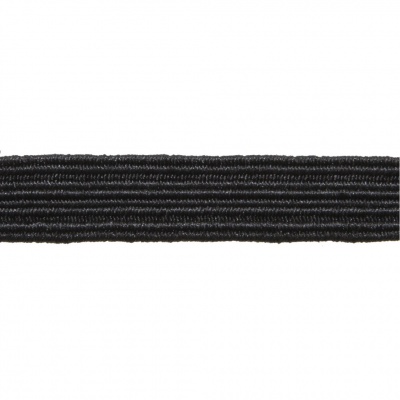 Резинка продежка С-52, шир. 7 мм (20 шт/10 м), цвет чёрный - купить в Комсомольске-на-Амуре. Цена: 1 338.93 руб.