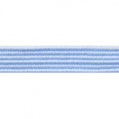 Резиновые нити с текстильным покрытием, шир. 6 мм ( упак.30 м/уп), цв.- 108-голубой - купить в Комсомольске-на-Амуре. Цена: 155.22 руб.
